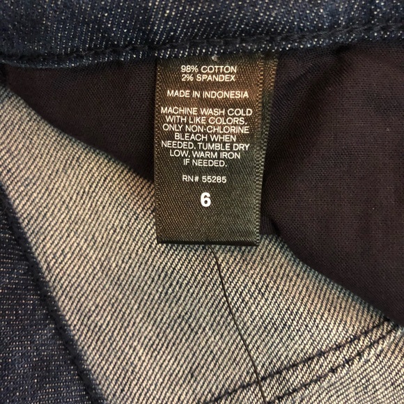 [express] Button Front Denim Skirt - Picture 5 of 6